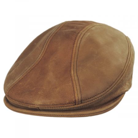New York Hat Company Vintage 1900 Leather Ivy Cap