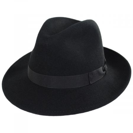 Stefeno Terrell Crushable Wool Felt Fedora Hat