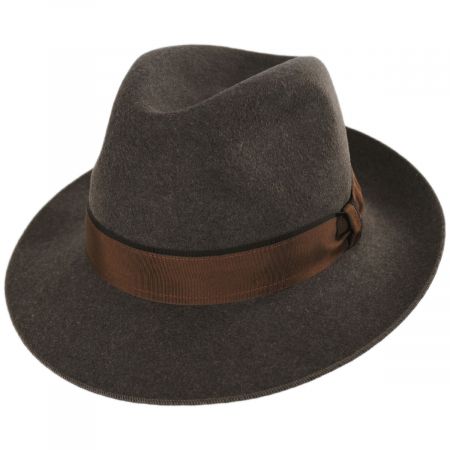 Stefeno Desmond Crushable Wool Felt Fedora Hat