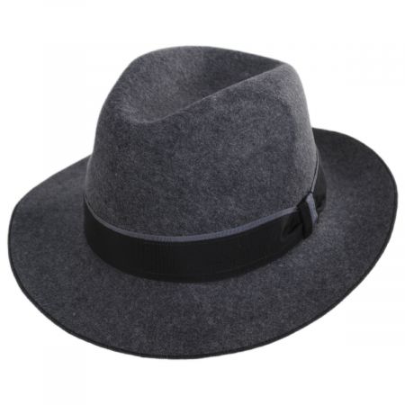 Desmond Crushable Wool Felt Fedora Hat alternate view 5