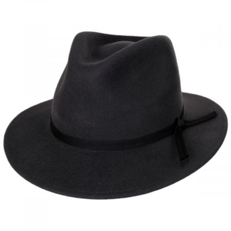 Download Classic Italy Fedora Hat Wool Felt Packable Water ...