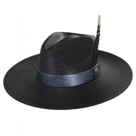 Biltmore Andora Wide Brim Palm Straw Fedora Hat