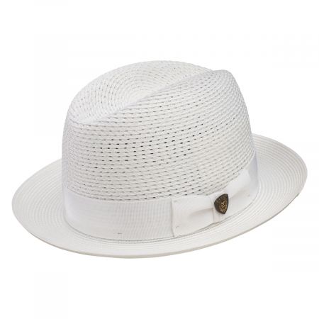 Dobbs Madison Milan Straw Fedora Hat