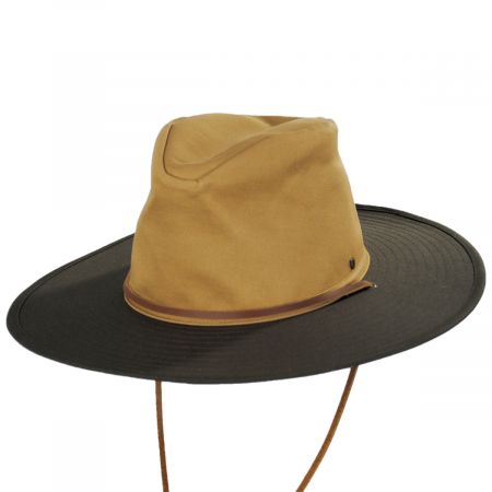 Brixton Hats Ranger Cotton Aussie Hat - Brown/Tan