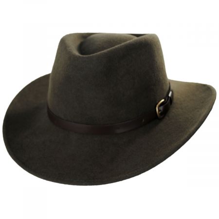 Bigalli Melbourne Crushable Wool Felt Outback Hat
