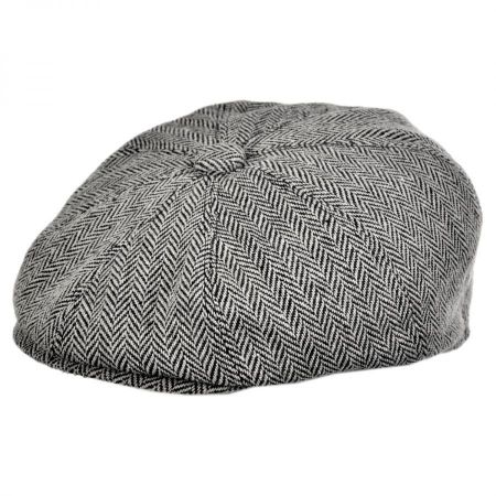 Jaxon Hats Herringbone Wool Blend Newsboy Cap