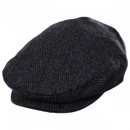 Jaxon Hats Large Herringbone Wool Blend Ivy Cap
