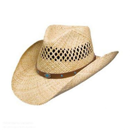 Stetson Madrid Raffia Straw Western Hat