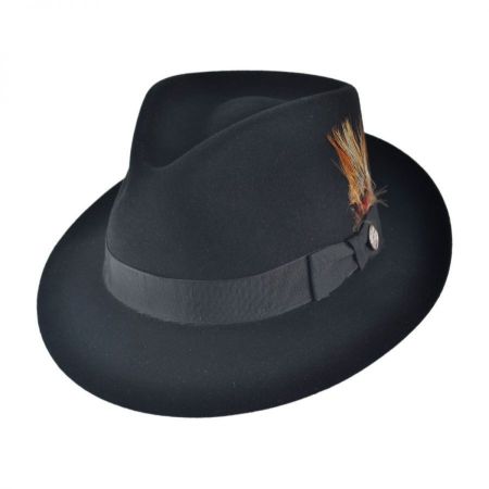 Stetson Benchley Beaver Fur Felt Fedora Hat
