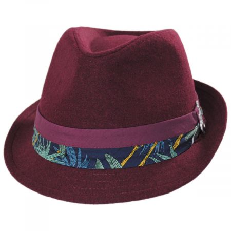 Carlos Santana Selba Wool Blend Fedora Hat