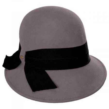 Scala Cellara Wool Felt Cloche Hat