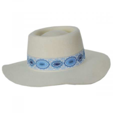 Lack of Color Lolita Wool Felt Boater Hat