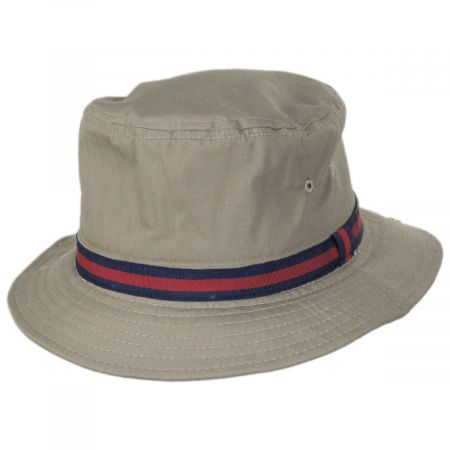 Poplin Cotton Blend Rain Bucket Hat