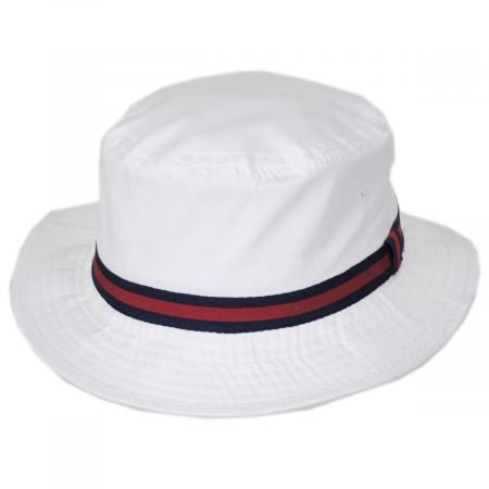 Dorfman Pacific Company Poplin Cotton Blend Rain Bucket Hat