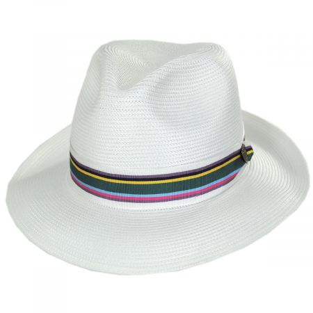 Dobbs Spring Fever Milan Straw Fedora Hat
