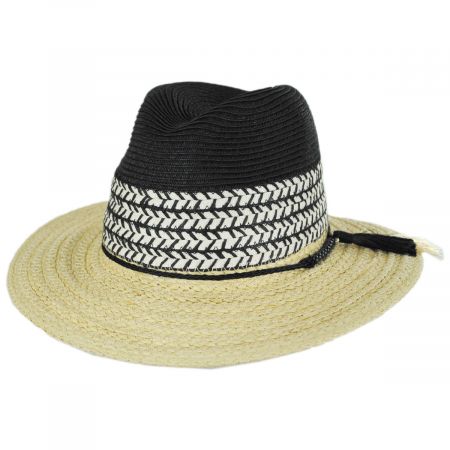 Cappelli Straworld Kitts Toyo Straw Safari Fedora Hat