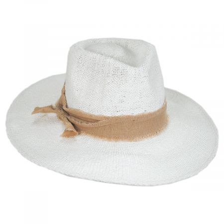 Nikki Beach Shea Toyo Straw Fedora Hat