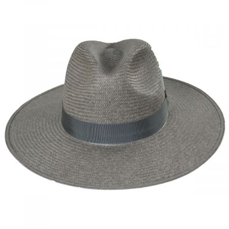 Magness Shantung Straw Fedora Hat