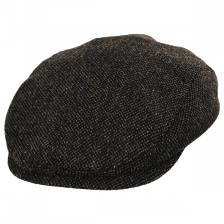 Wigens Caps Donegal Shetland Wool Earflap Ivy Cap - Brown