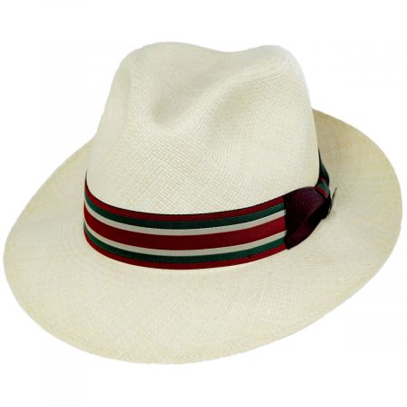 Biltmore Lux Grade 8 Panama Straw Fedora Hat