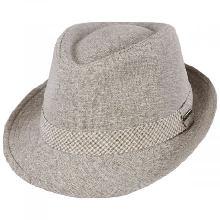 Stetson Travis Cotton Trilby Fedora Hat