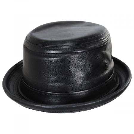 New York Hat Company Lambskin Leather Bucket Hat