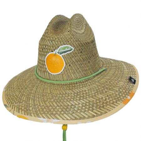 Hemlock Hat Co Squeeze Straw Lifeguard Hat