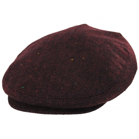  B2B Jaxon Hats Hillcrest Herringbone Wool Blend Ivy Cap