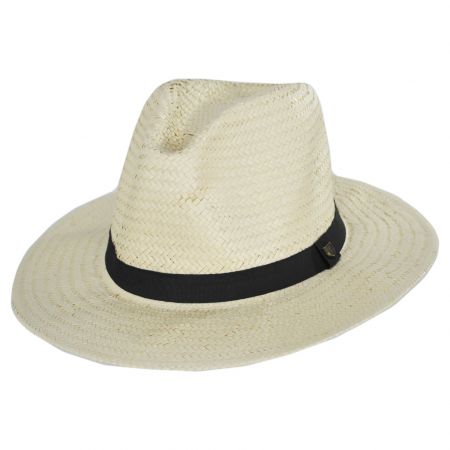 Brixton Hats Passage Wheat Straw Fedora Hat
