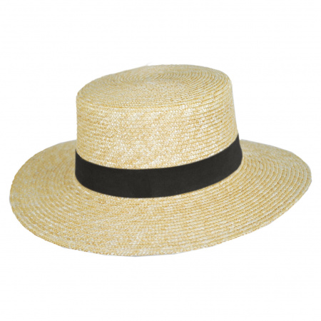 Lack of Color Spencer Wheat Straw Boater Hat - Suede Band