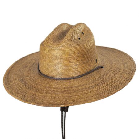 Hemlock Hat Co Monterrey Palm Straw Cattleman Western Hat