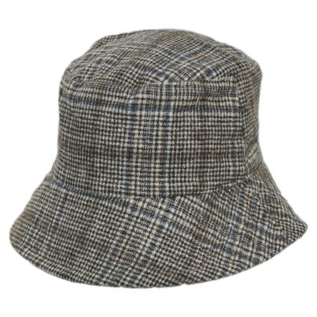 Morelia Plaid Wool Blend Bucket Hat alternate view 5