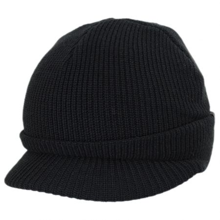 Kangol Sliced Peak Billed Knit Beanie Hat