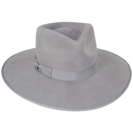 Lack of Color Wool Felt Rancher Fedora Hat - Gray