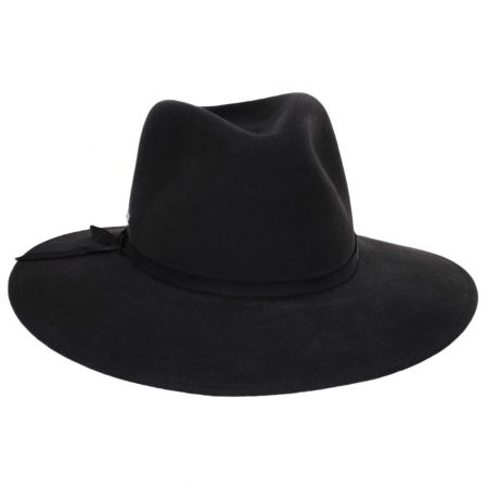 Betmar Mireille Wide Brim LiteFelt Wool Fedora Hat