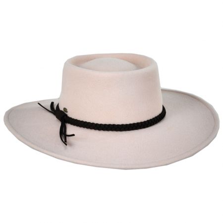 Scala Avondale Wool Felt Boater Hat