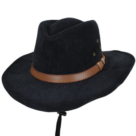 Holebrook Brushed Poly Blend Outback Hat