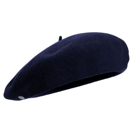 Campan Wool Basque Beret - Navy Blue