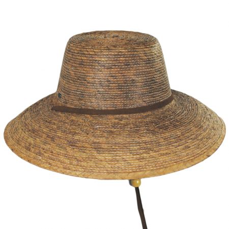 Maddalena Palm Straw Bucket Hat