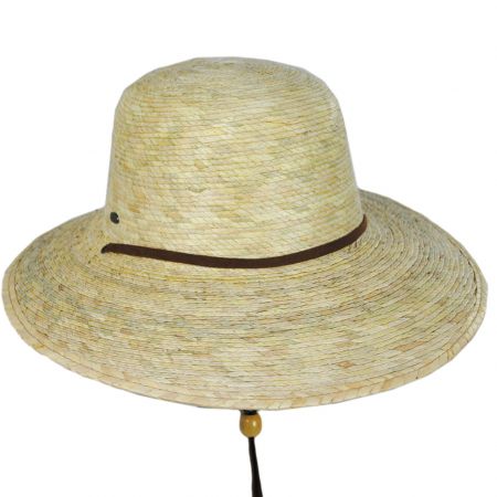 Scala Annabel Palm Straw Facesaver Hat