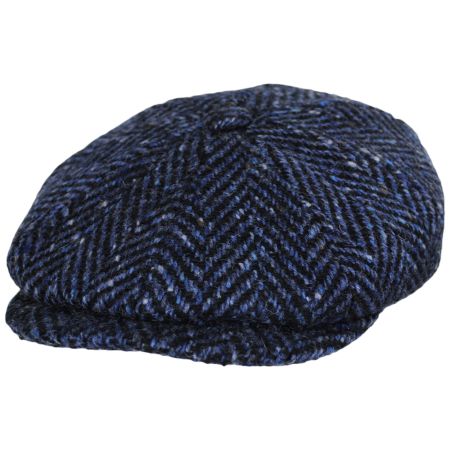 Pettigo Donegal Tweed Wool Newsboy Cap