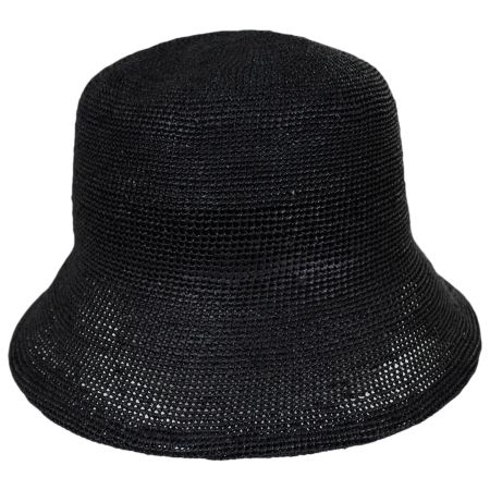 Lack of Color Inca Crochet Raffia Straw Bucket Hat