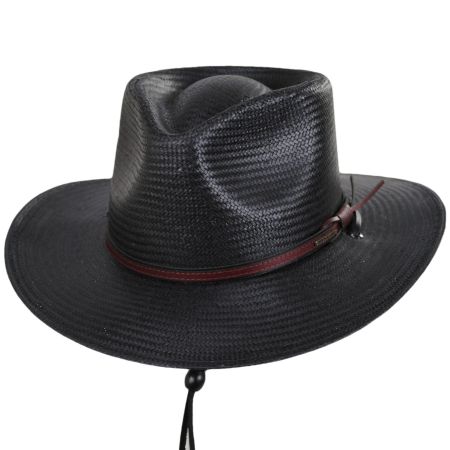 Stetson Belgrade Shantung Straw Outback Hat