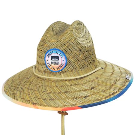 Makai Hat Company Sun Burst Rush Straw Lifeguard Hat