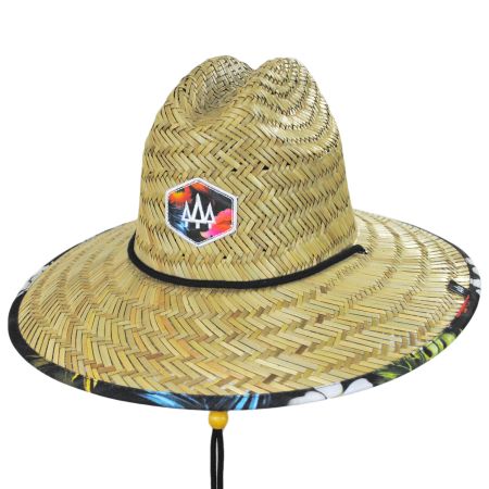 Hemlock Hat Co Youth Koa Straw Lifeguard Hat