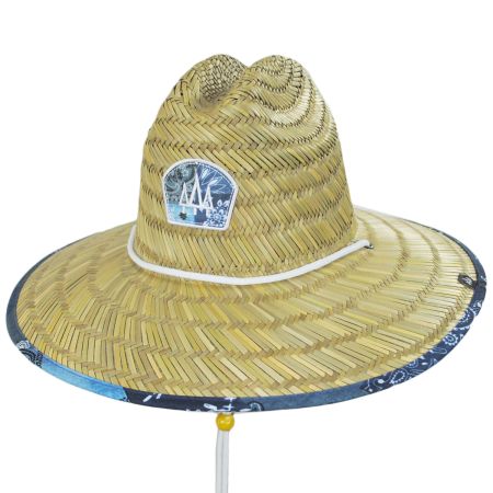 Hemlock Hat Co Wyatt Straw Lifeguard Hat