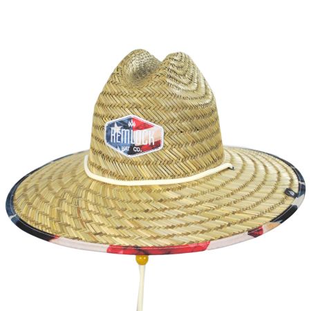 Hemlock Hat Co Youth Brave Straw Lifeguard Hat