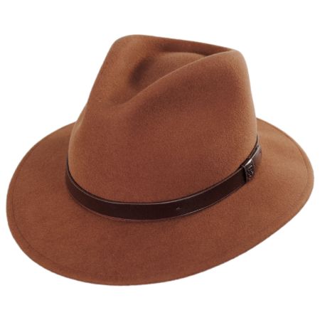 Brixton Hats Messer Wool Felt Fedora Hat