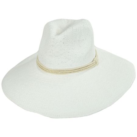 Nikki Beach Naya Toyo Straw Fedora Hat