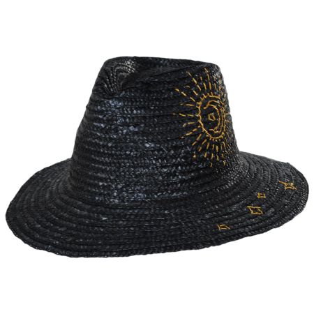 San Diego Hat Company All Day Wheat Straw Fedora Hat
